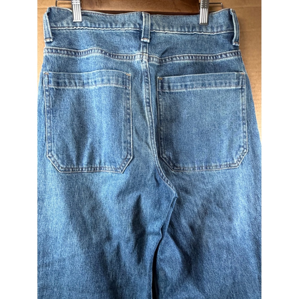Hollister Super Baggy Jeans Mens 28x27 Blue Wide Leg Skater Denim 28x30 Tag - Picture 11 of 12